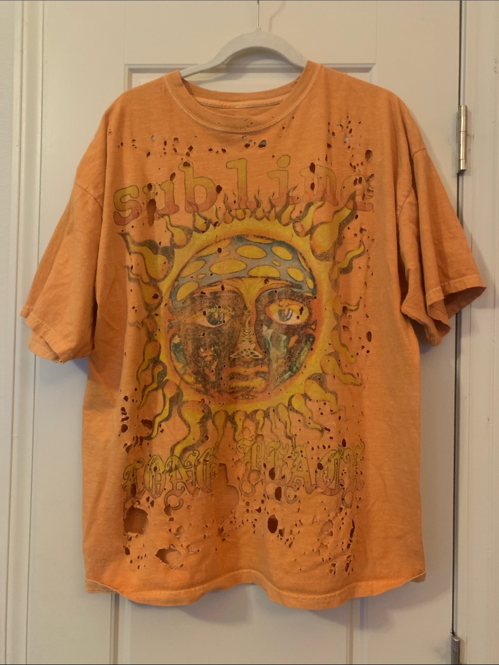 Urban Outfitters Women’s Orange Sublime Graphic Tee Size S/M Oversized